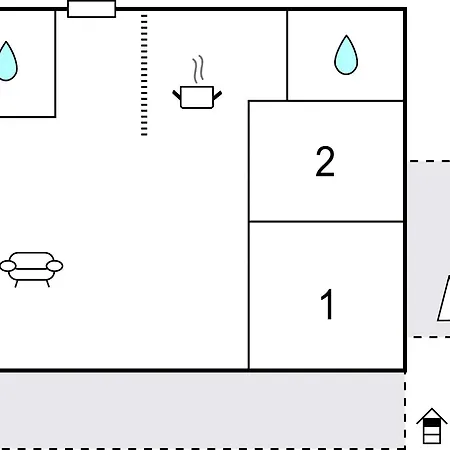 In With Kitchen Διαμέρισμα